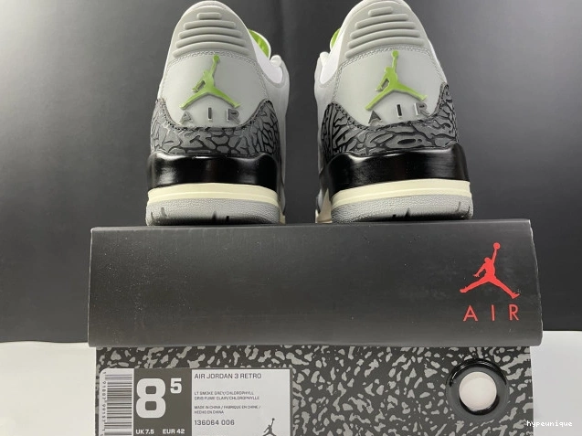HYPE Retro 136064-006 Jordan Air Chlorophyll 3 0709